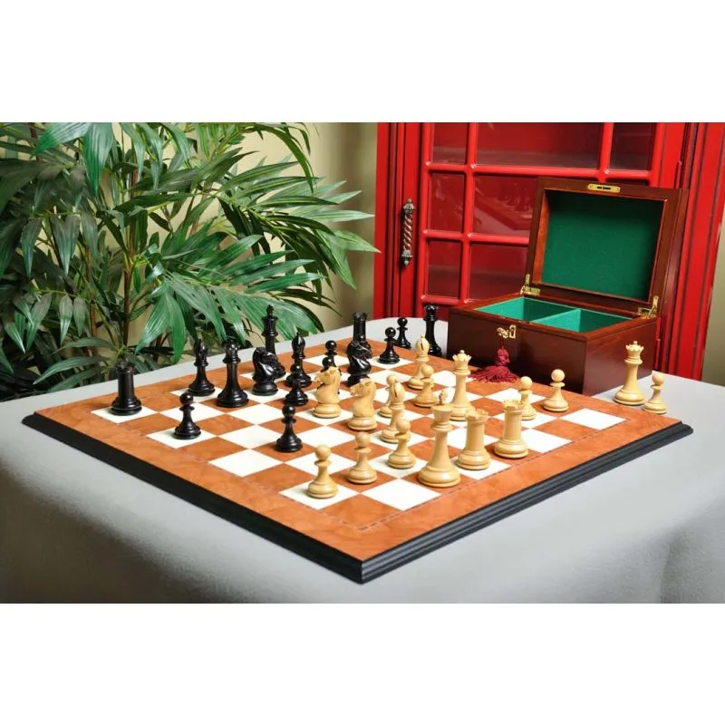 The Hastings Chess Set and Board Combination