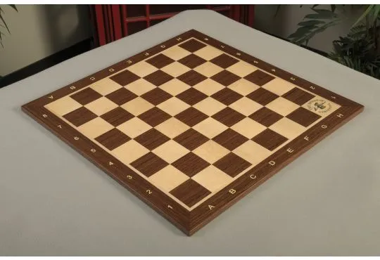 CLEARANCE - Macassar Ebony and Maple Wooden Tournament Chess Board