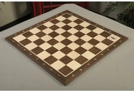 CLEARANCE - Smoked Oak and Maple Wooden Tournament Chess Board