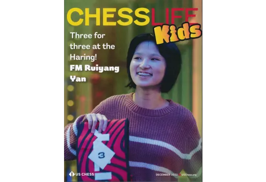 CLEARANCE - Chess Life for Kids Magazine - December 2023 Issue