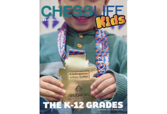CLEARANCE - Chess Life for Kids Magazine - February 2024 Issue