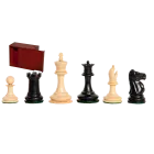 The Lasker Series Library Chess Pieces - 2.875" King - Includes Free Slide-Top Box