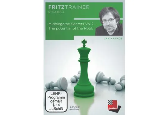 PRE-ORDER - Middlegame Secrets  – The Potential of the Rook - Jan Markos - Vol. 2