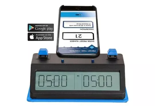 Tap N Set Digital Chess Clock - Available in Push Button or Touch Sensor