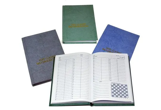 Hardcover Chess Score Book