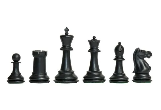 The Marshall Library Series Plastic Chess Pieces - 2.875" King