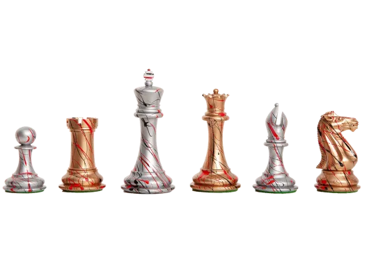 The Camaratta Collection - The 1849 Collector Series Artisan Chess Pieces - 4.4" King