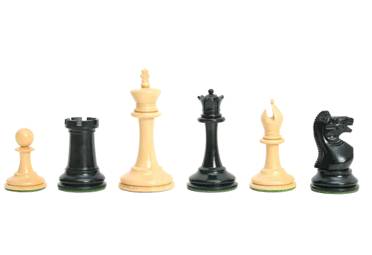 The Library Collection - The Anderssen Dropjaw Series Luxury Chess Pieces - 3'' King