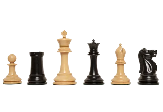 The Blackburne Series Chess Luxury Pieces - 4.4" King