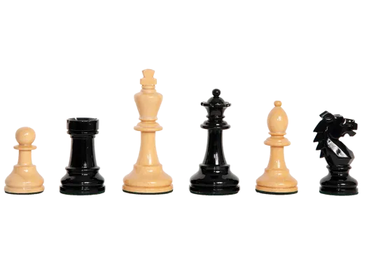 The Bohemian Series Chess Pieces - 4.0" King - Lacquered
