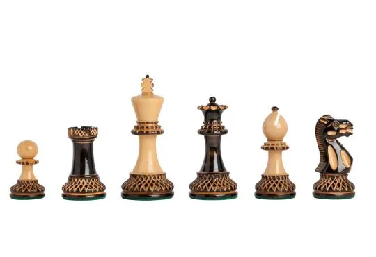 The Burnt Grandmaster Series Chess Pieces - 4.0" King