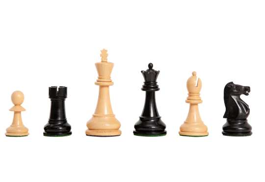The Camaratta Collection - The Improved Fischer Spassky Series Chess Pieces - 3.75" King