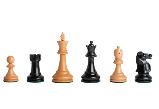 The Reykjavik II Series Chess Pieces - 3.75" King