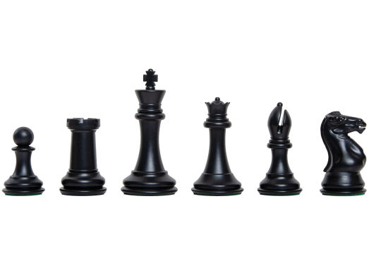 The Fischer Series Plastic Chess Pieces - 4.0" King