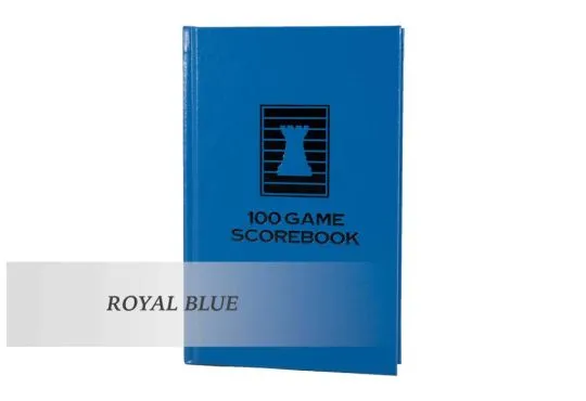 SHOPWORN - Luxury Hardcover Scorebook - ROYAL BLUE