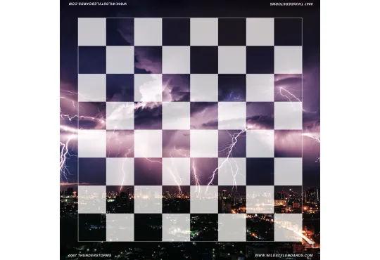 Thunderstorms - Full Color Vinyl Chess Board