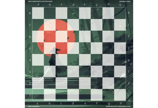 Samurai - Full Color Vinyl Chess Board
