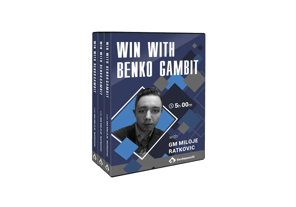 E-DVD Win with Benko Gambit by GM Miloje Ratkovic